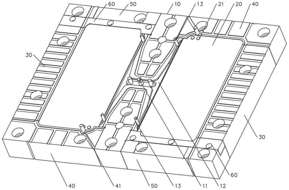 一种穿孔类型导光板的注塑模具结构的制作方法