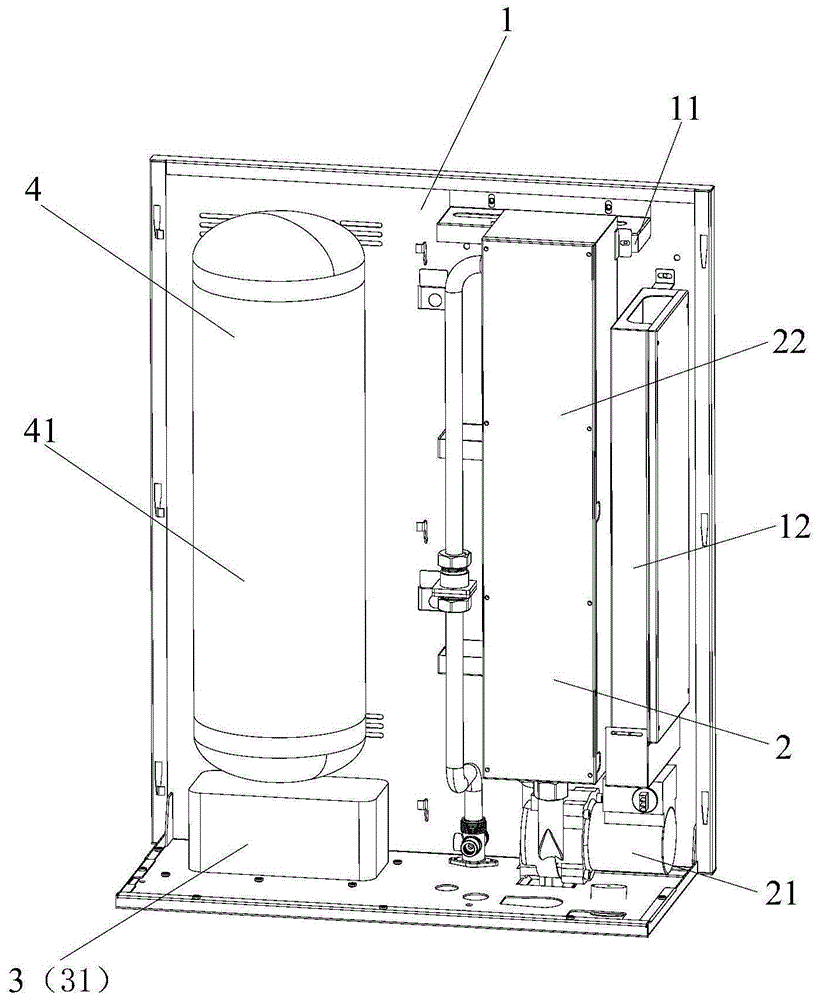 一种加热体与水箱一体式加热器的制作方法
