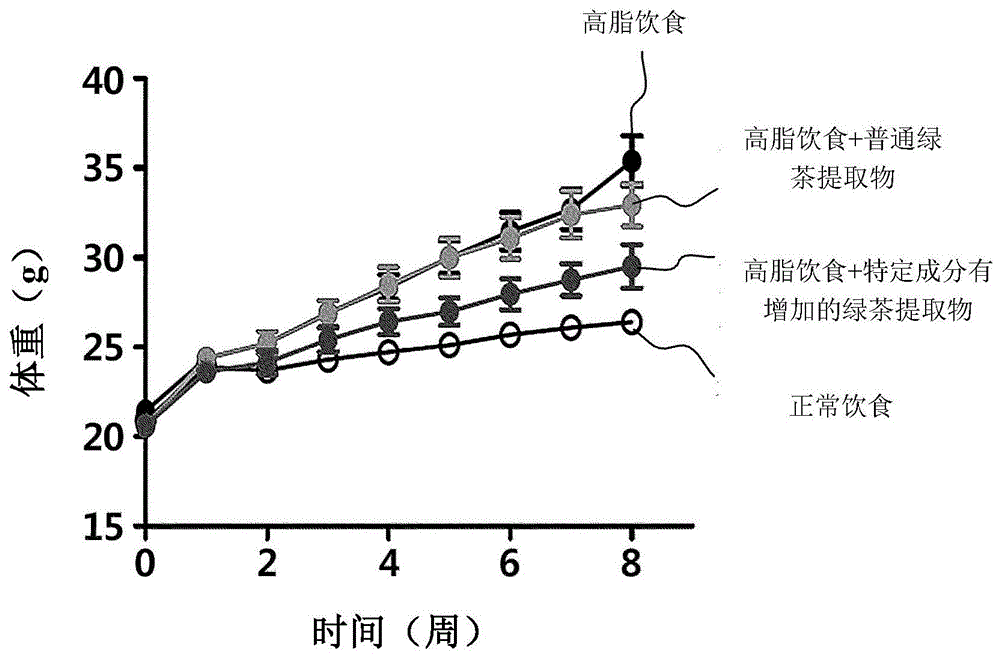 含有特定成分含量有提高的茶提取物的用于预防或改善脂肪代谢异常的组合物的制作方法