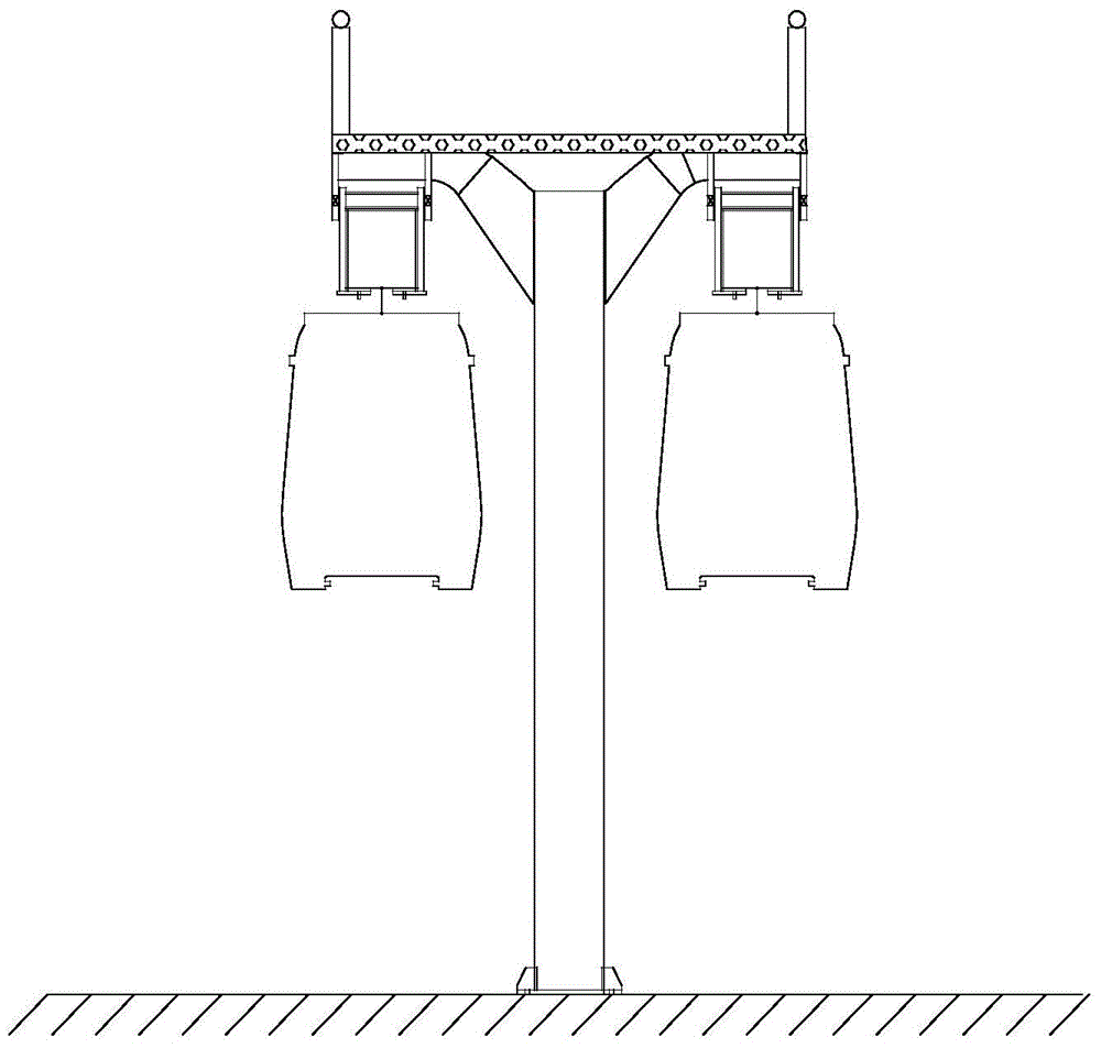 一种悬挂空铁生命线绿色通道系统的制作方法