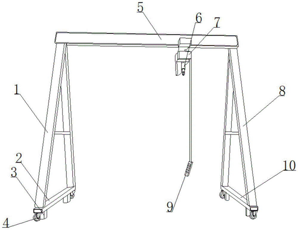 一种路桥建设施工用起吊架的制作方法