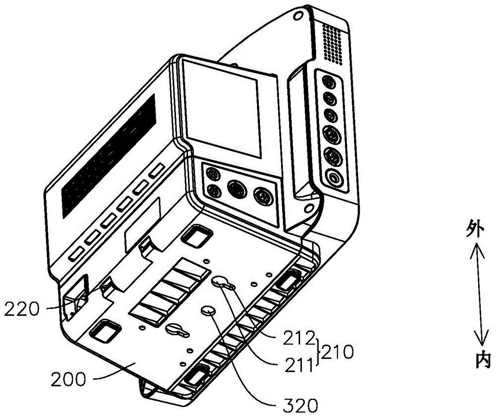 安装组件及监护仪组件的制作方法