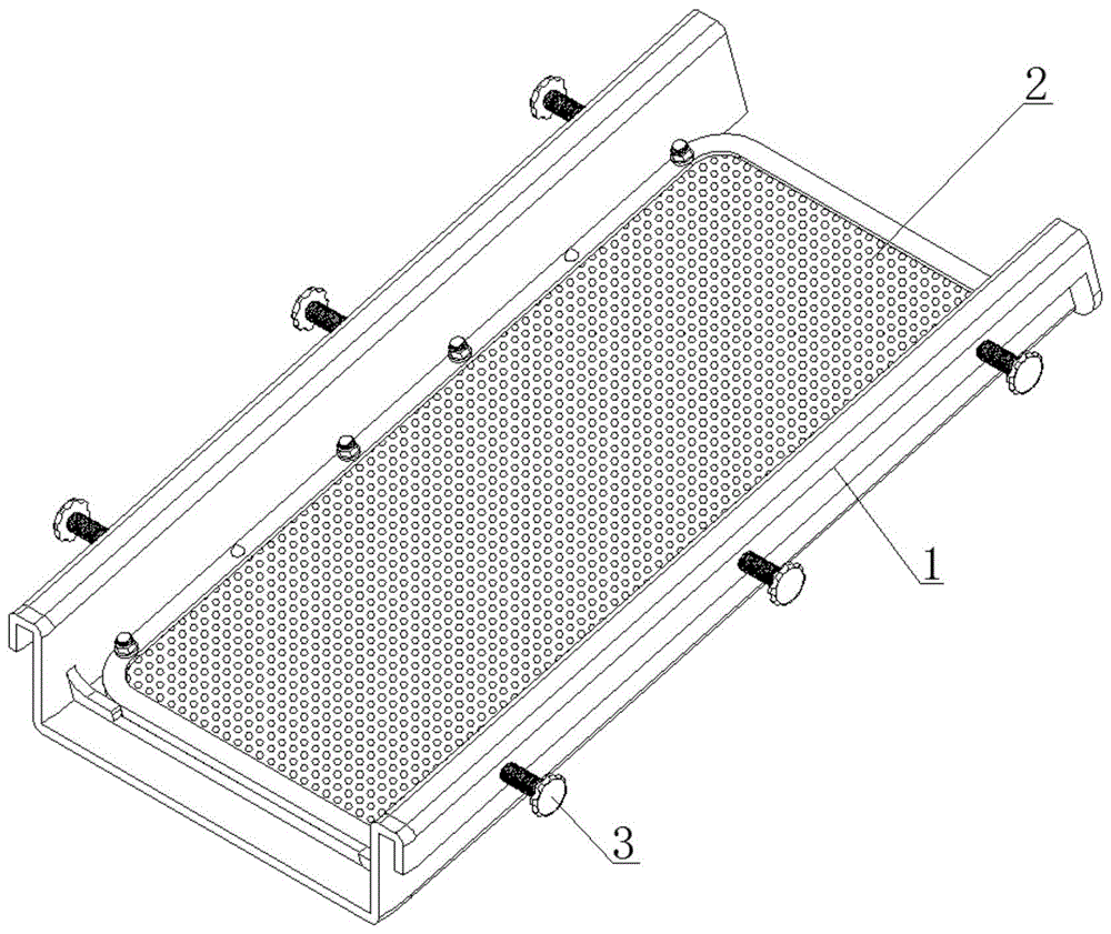 一种筛沙机筛网防脱落结构的制作方法