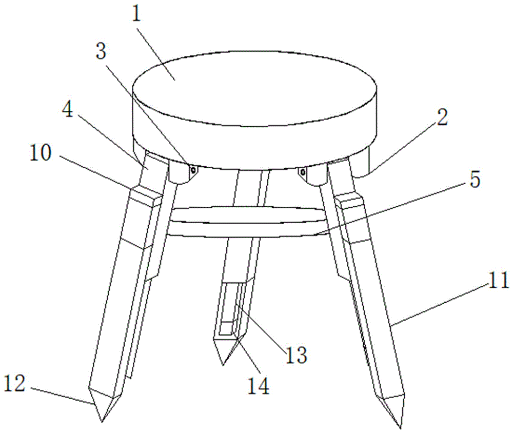 一种用于建筑工程测量支架装置的制作方法