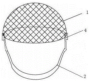 一种颅脑外伤用改良网状头套的制作方法