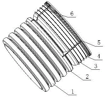一种双壁波纹管道承插口仿形包覆结构的制作方法