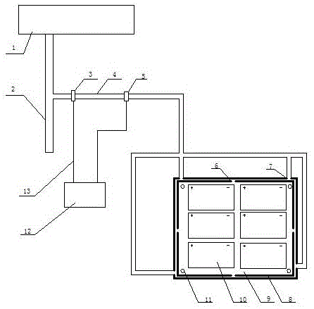 除雪车电瓶加热系统的制作方法