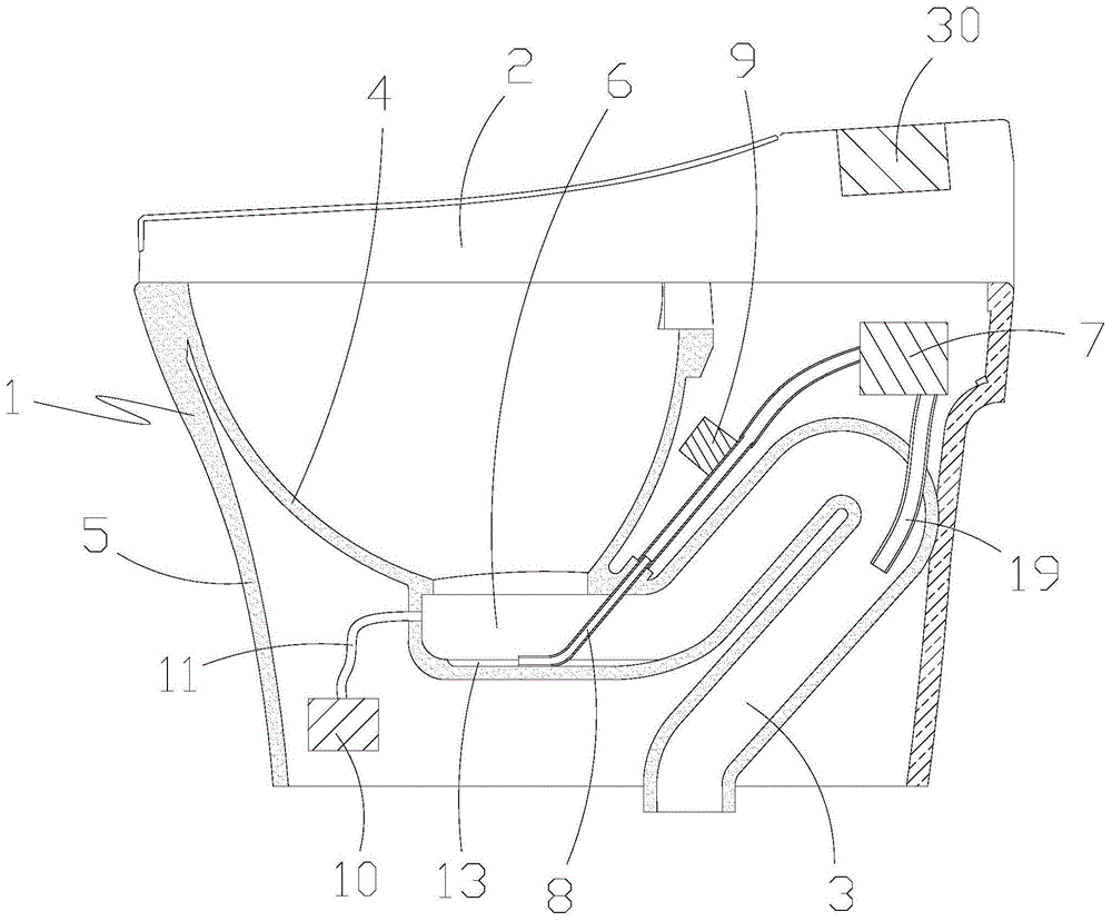 一种无存水智能马桶的制作方法