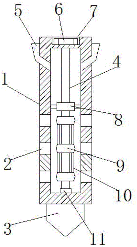 一种土木工程建筑组合桩的制作方法