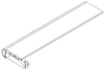 一种用于PVC木皮楼梯的高平整度收口线的制作方法