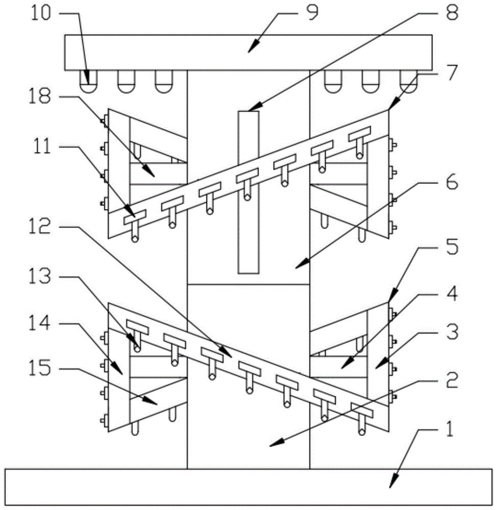 一种服装销售用展示架的制作方法