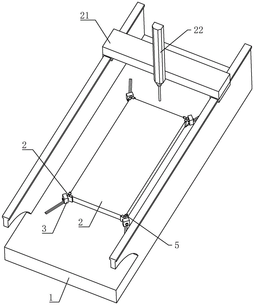 应用于泡沫模具雕刻的定位工装的制作方法