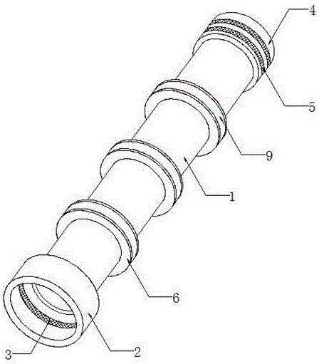 一种带有加强结构的PVC管的制作方法