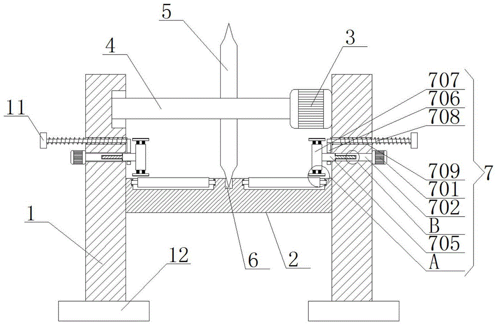 一种瓦楞纸板生产用纵向切纸装置的制作方法