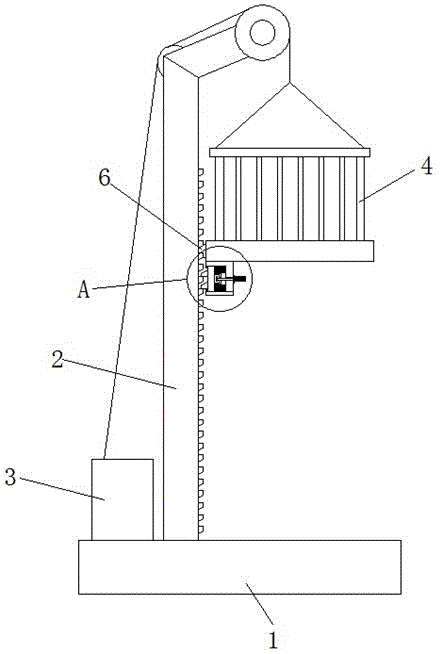 施工升降机防坠落装置的制作方法