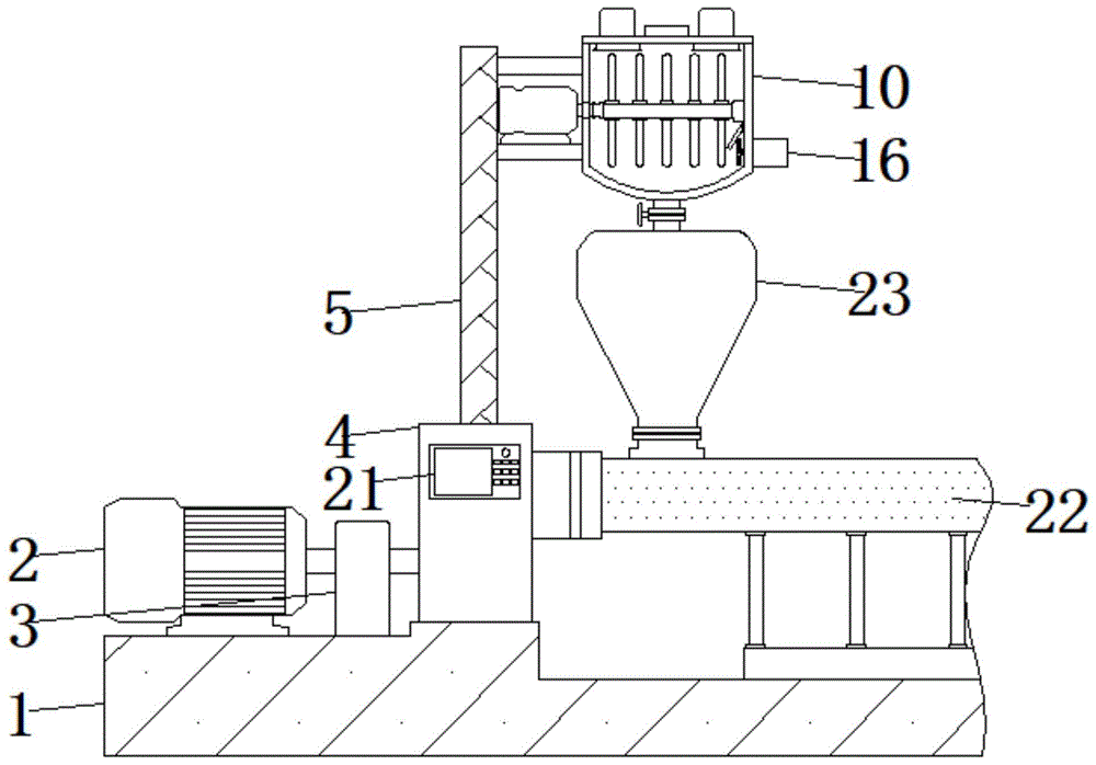 一种双螺杆造粒机的干燥冷却机构的制作方法