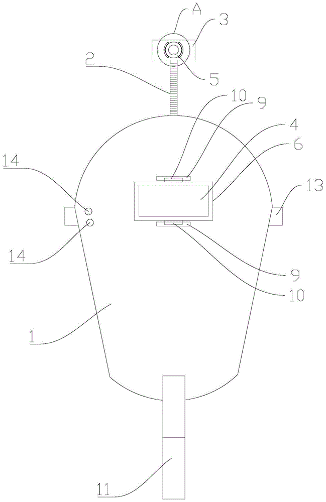 一种电子产品电焊防护面罩的制作方法