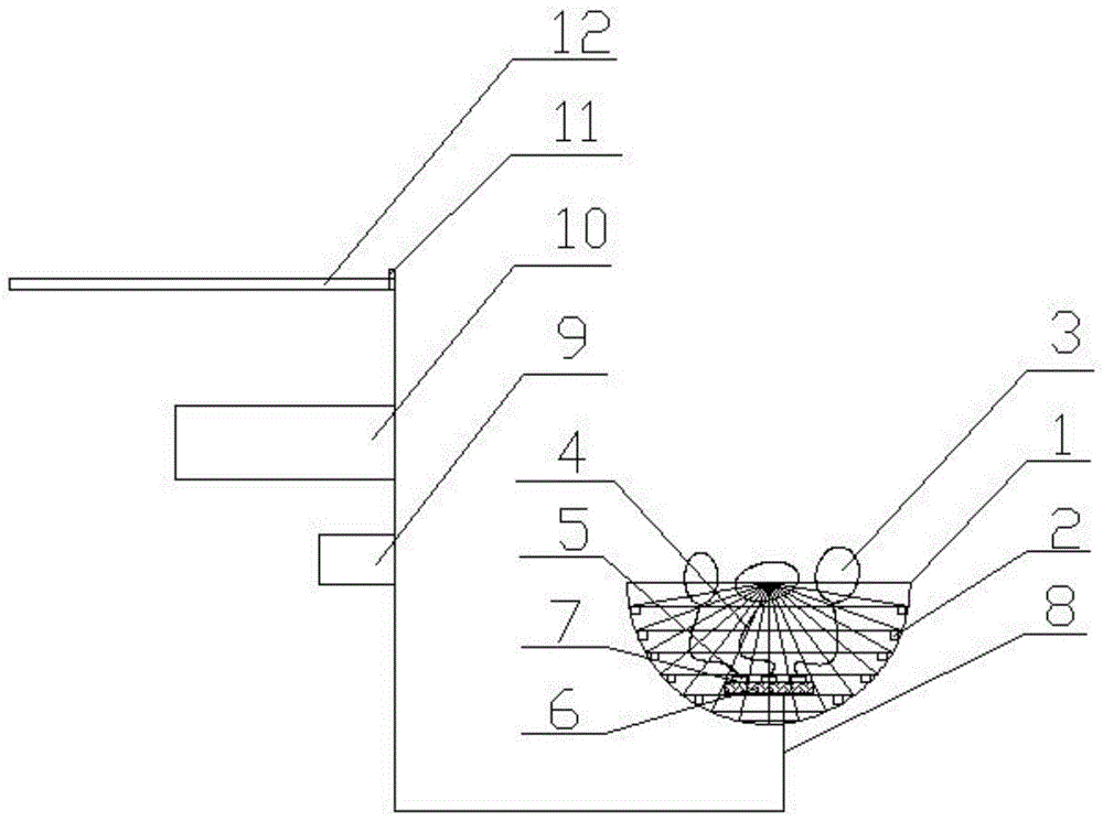 一种园林用造型艺术驱蚊灯的制作方法