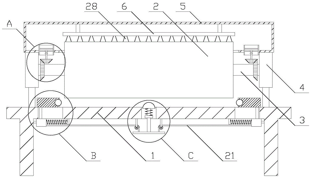 一种用于木质板材加工的具有清洁功能的压纹设备的制作方法