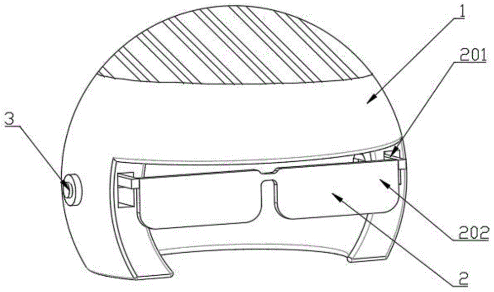 一种方便眼镜穿戴的滑雪头盔的制作方法