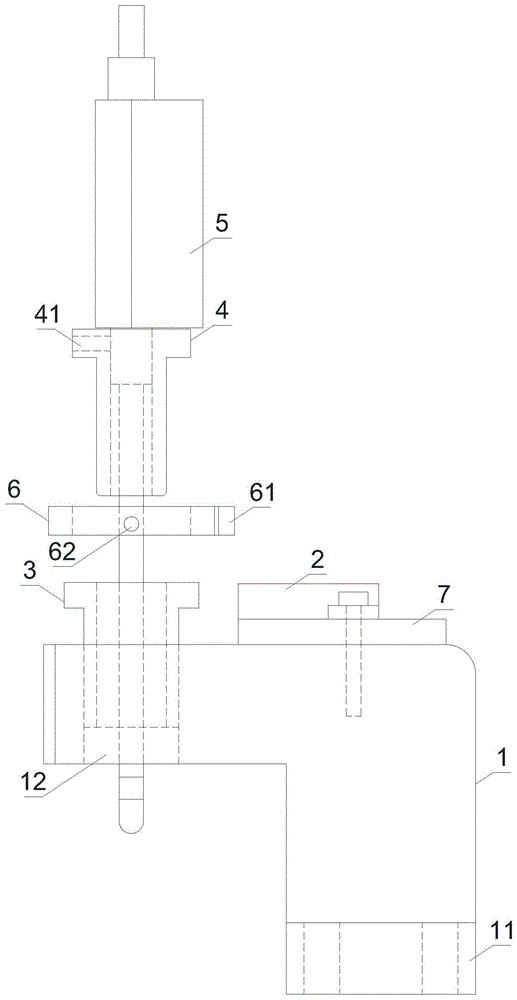 一种带百分表的自动化检具的制作方法