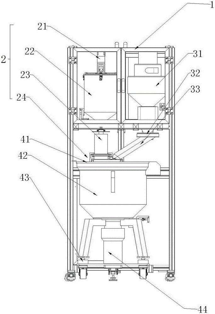 pcb板油墨配料装置的制作方法