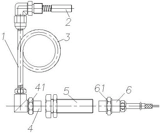 分体式铠装温度传感器的制作方法