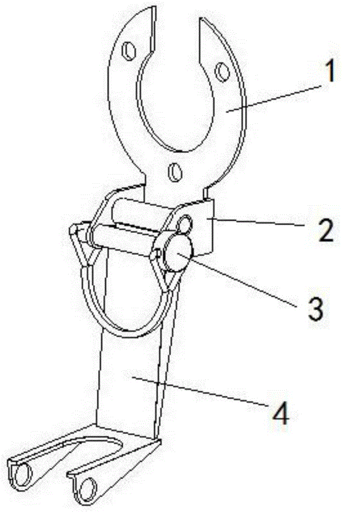 一种挂弹车电缆插头的锁定装置的制作方法