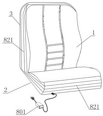 一种光纤装饰汽车椅套的制作方法