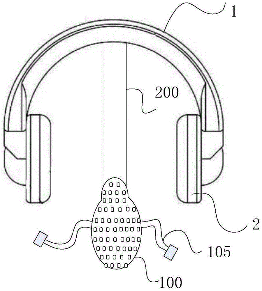 一种颈椎按摩蓝牙耳机的可拆卸固定结构的制作方法