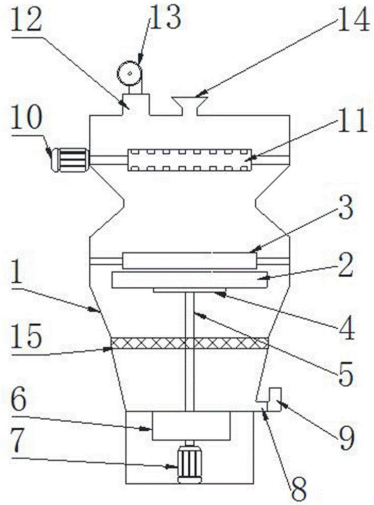 一种烟花生产用高压旋辊磨粉机的制作方法