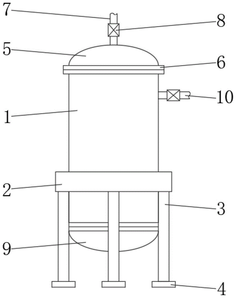 一种石油化工用高流型回流罐的制作方法