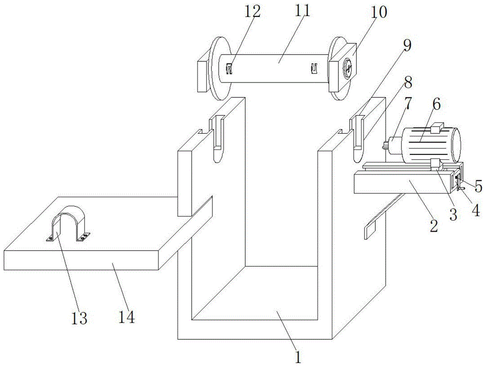 一种纺织加工用绕线装置的制作方法