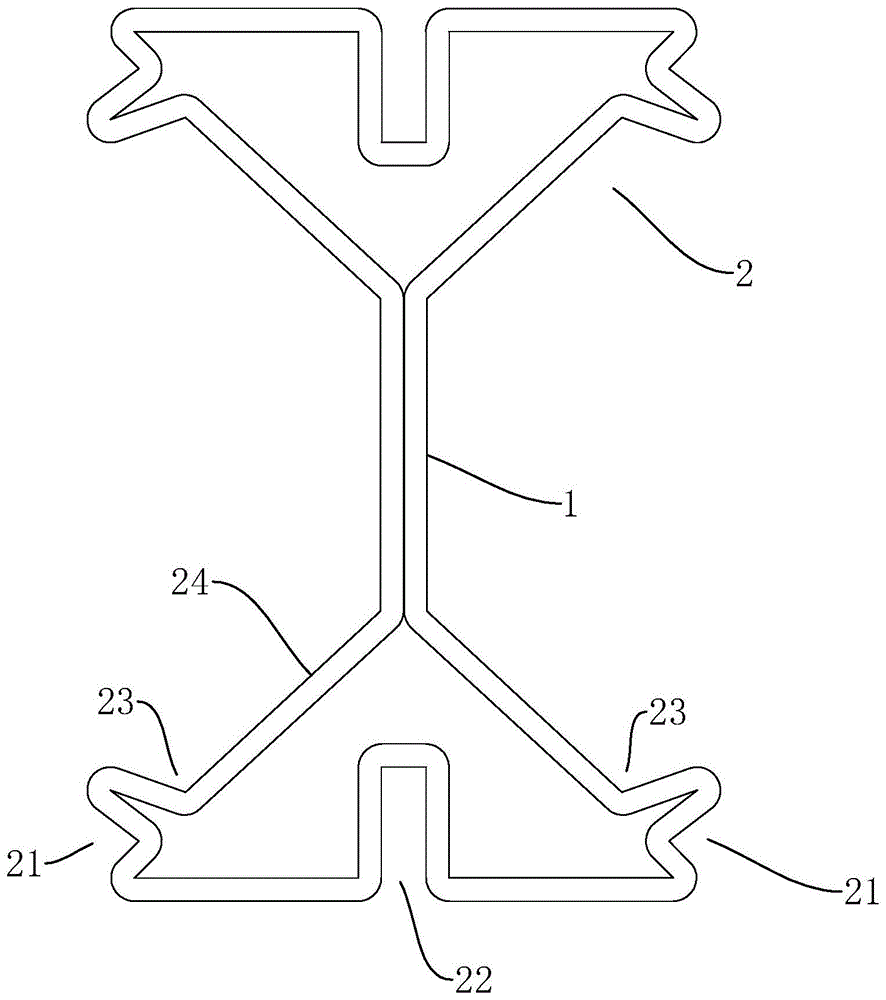 轻型隔断钢龙骨结构的制作方法