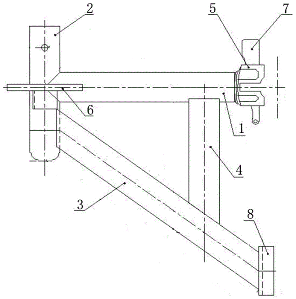 一种承插型盘扣式钢管脚手架外挂三角架的制作方法