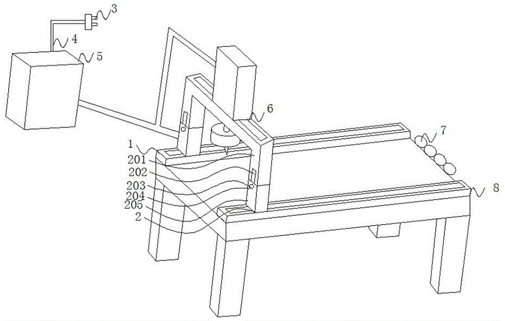 一种便于调节的建筑板材切割装置的制作方法