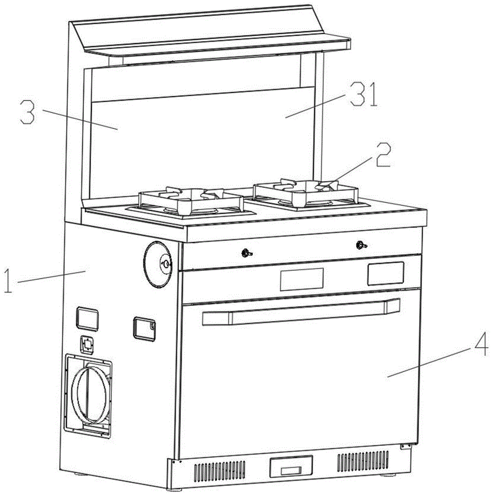 一种带微蒸烤功能的集成灶的制作方法