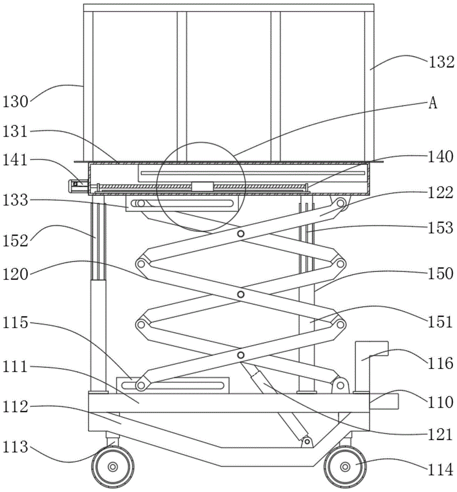 一种房建施工用升降装置的制作方法