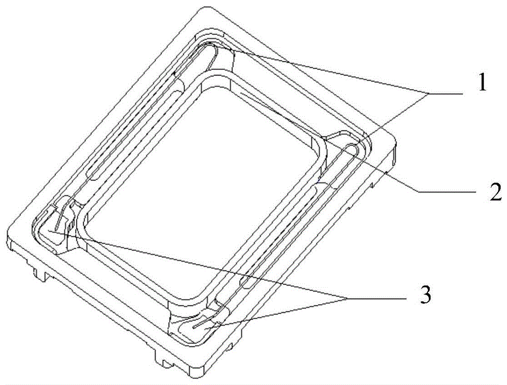 引线和定心支片固定连接的装置的制作方法
