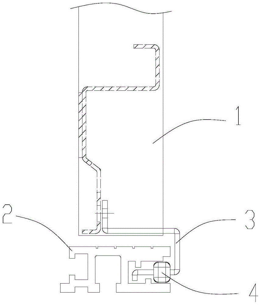 一种顶平侧导向电梯层门地坎结构的制作方法