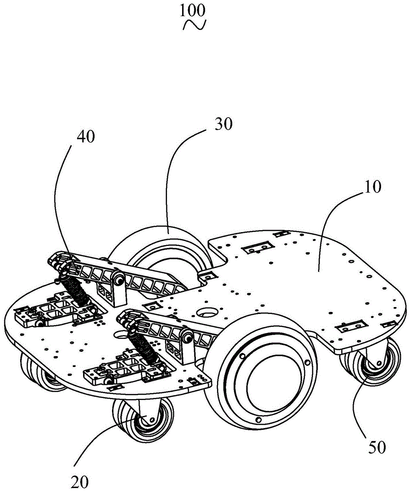 机器人底盘悬挂系统及机器人的制作方法