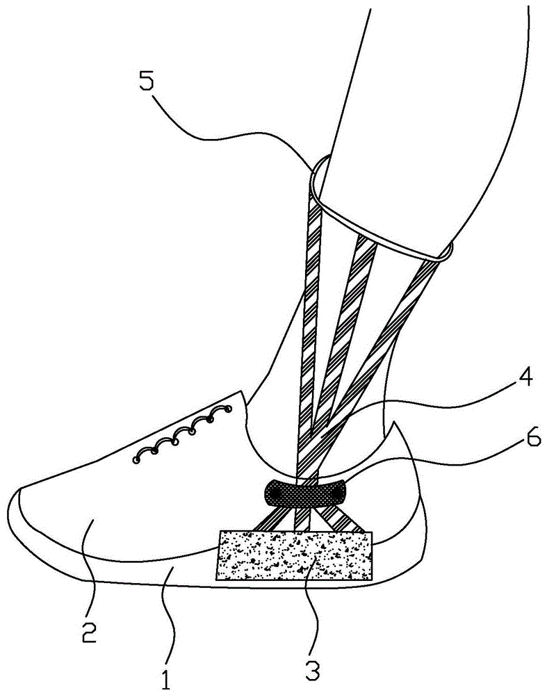 一种防崴脚鞋的制作方法