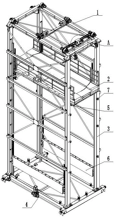 一种具有旋转功能的巷道堆垛机的制作方法