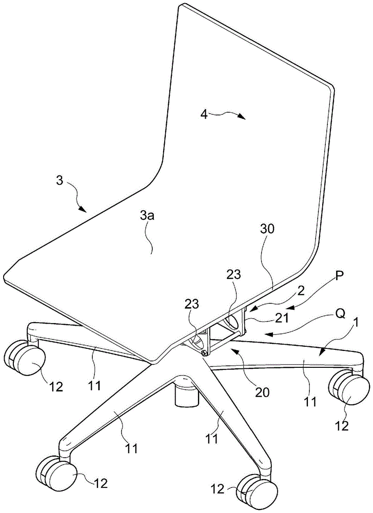 椅子及座的支承机构的制作方法
