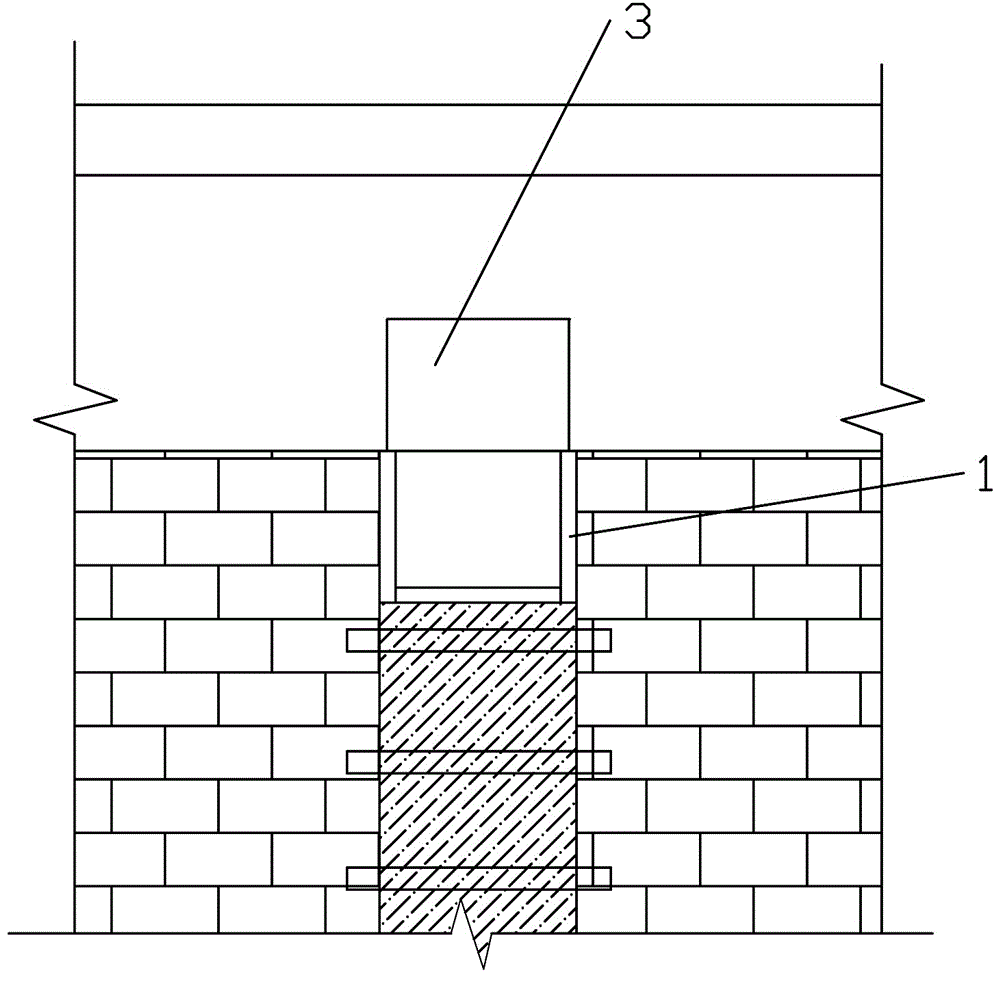 一种构造柱喇叭口可拆卸式隔离装置的制作方法