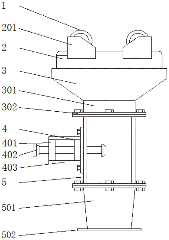 一种管道通过式抛丸机内设短管用小轮组的制作方法