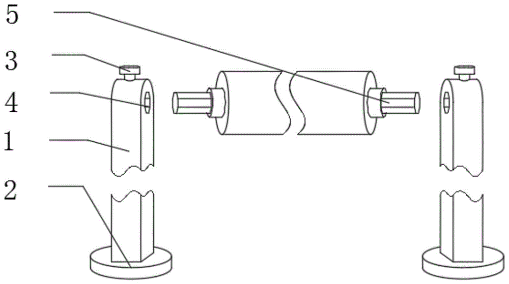 一种滚筒输送线重载滚筒安装结构的制作方法