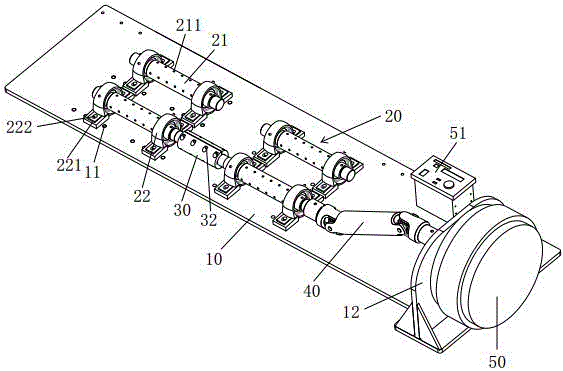 轮距可调的研磨机驱动轮测试平台的制作方法