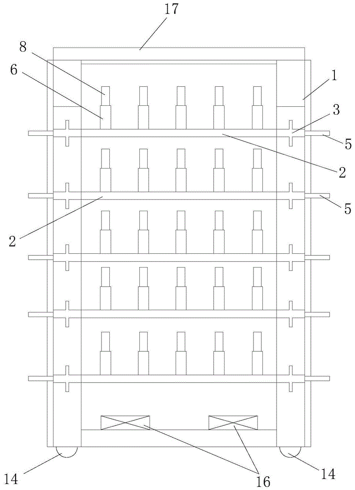 一种SMT贴片存放架的制作方法