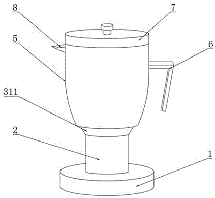 低噪声高速离心榨汁机的制作方法